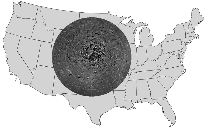 Illustration for article titled Explore the Moon’s North Pole With This Gargantuan Photo Mosaic